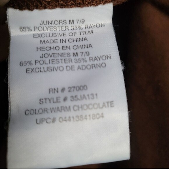 Vintage Brown Halter Top Beaded Statement Embellished Boho Y2k 00s Sz M - Picture 5 of 5